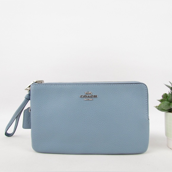 Coach Handbags - Coach double zip wristlet wallet F87587